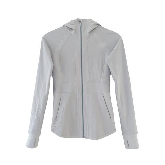 Lululemon Light Pink State Seeker Hoodie Jacket Sz 4 - Picture 3 of 12